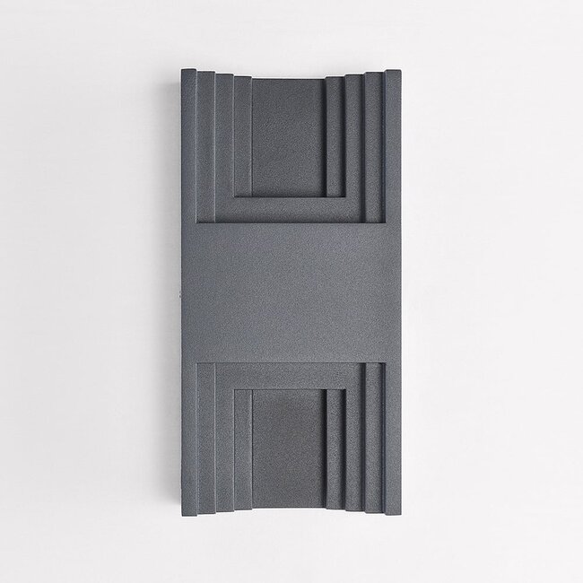 Applique murale extérieure Benjamin - anthracite avec LED intégrée