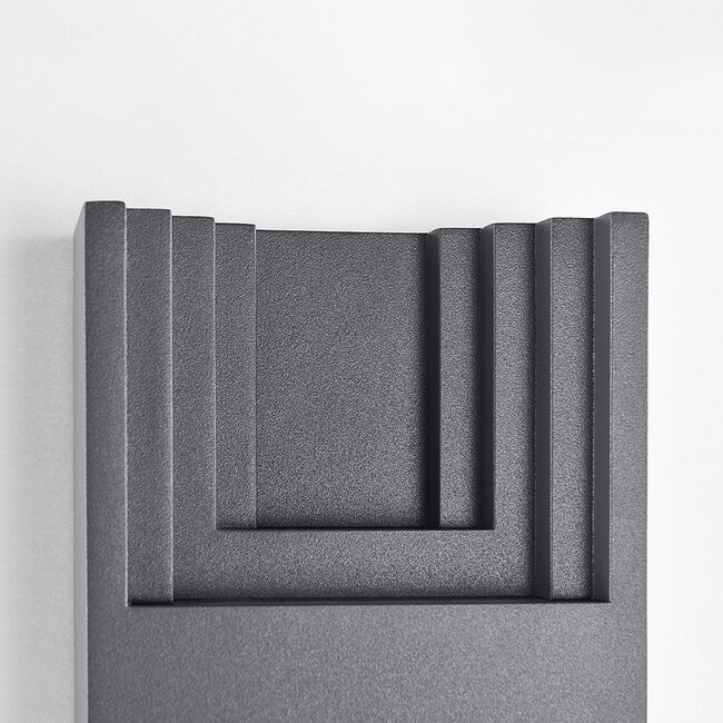 Applique murale extérieure Benjamin - anthracite avec LED intégrée