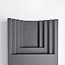 Applique murale extérieure Benjamin - anthracite avec LED intégrée