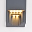 Applique murale extérieure Benjamin - anthracite avec LED intégrée