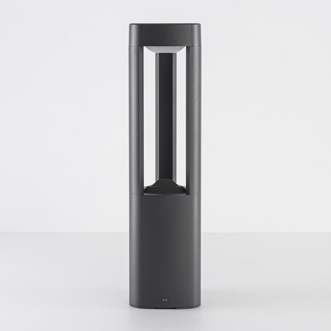 Lampe d'extérieur sur pied Jacob anthracite à LED intégrée - 50 cm