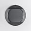 Applique murale extérieure ronde Geoffrey - noire avec LED intégrée