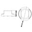 Applique murale extérieure ronde Geoffrey - noire avec LED intégrée
