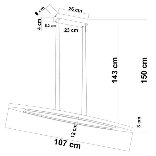 Suspension dimmable en bois - Jimmy