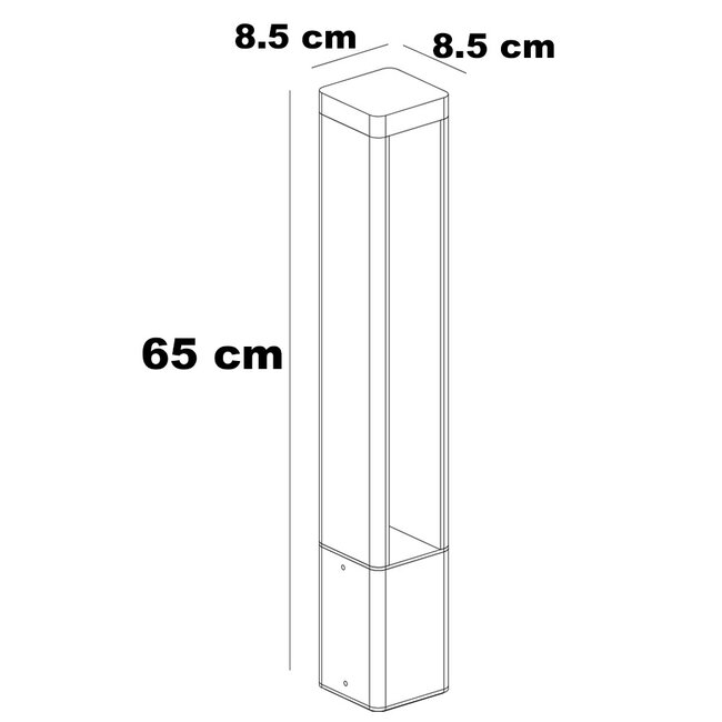 Lampadaire d'extérieur Felice