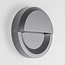 Applique murale extérieure ronde Milano - anthracite avec LED intégrée