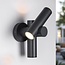 Applique murale extérieure orientable Thekla - anthracite avec LED intégrée