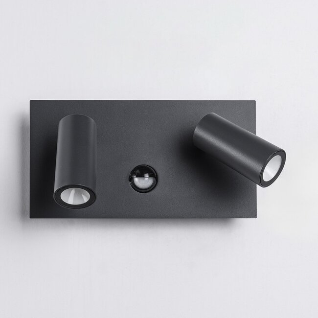 Applique d'extérieur avec spots inclinables Filia - anthracite