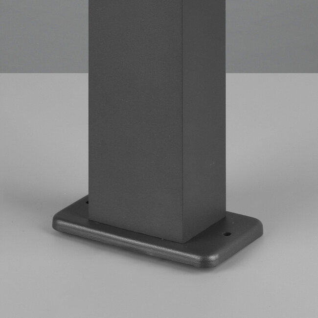 Lampadaire Elpida avec spot inclinable - anthracite