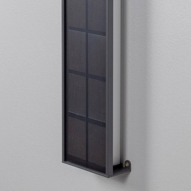 Applique murale solaire à intensité variable Dorien - anthracite
