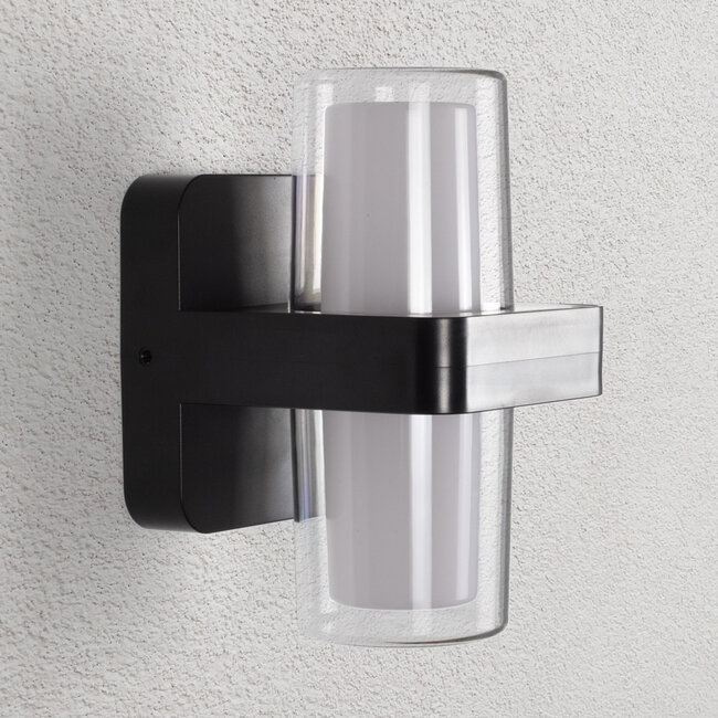 Lampe d'extérieur à 2 lumières Diona - noir