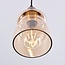 Lampe suspendue à 1 lumière Trinidad avec verre ambré - variante 2