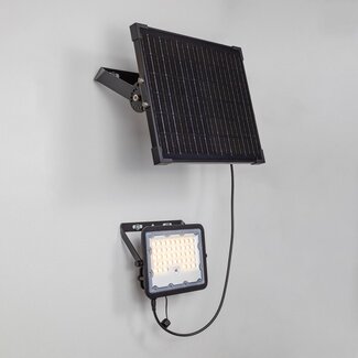 Applique solaire d'extérieur Nestor - noir, 60W