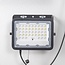 Applique solaire d'extérieur Nestor - noir, 60W