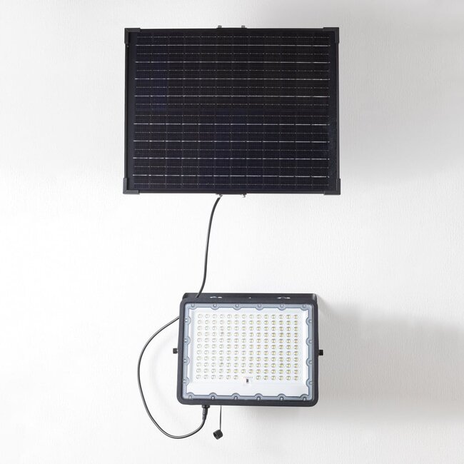 Applique solaire d'extérieur Rafail à détecteur - noir, 200W