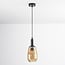 Suspension Mala en verre allongé - ambré