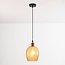 Suspension Lana avec verre ambré 1 lumière - variante 1