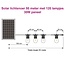Guirlande lumineuse solaire 50 m, 100 ou 120 ampoules, panneau 30W