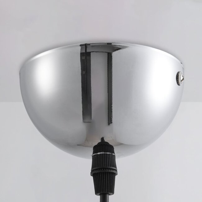 Suspension contemporaine en verre cognac avec renflement - Hades