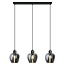Suspension Vegas 3 lumières - verre fumé
