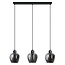 Suspension Vegas 3 lumières - verre fumé