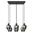 Suspension Arvada 6 lumières - verre fumé