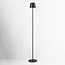 Lampadaire minimaliste noir Jytte - dimmable