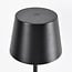 Lampadaire d'extérieur rechargeable Jytte, dimmable - noir