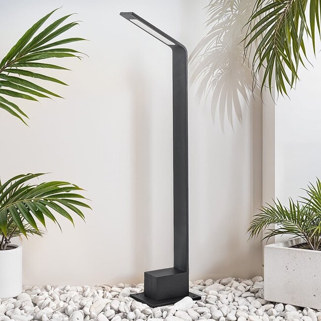 Lampadaire d'extérieur moderne Live - anthracite