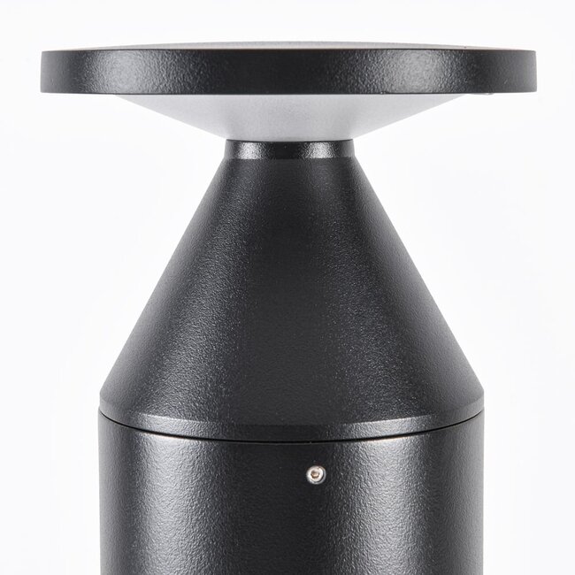 Lampe d'extérieur sur pied Ailo noire à LED intégrée - 30 cm