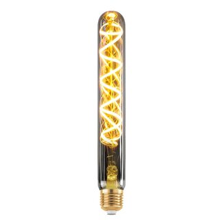 Ampoule LED tube à filament E27 dimmable avec spirale et effet miroir 30 cm, 4W, 1700K