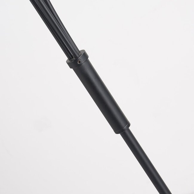 Lampadaire minimaliste Guld 3 lumières en noir et doré