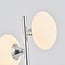 Lampe à poser Kroom 2 lumières avec verre opalin