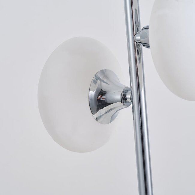 Lampe de table avec verre de lait, 2 lumières - Kroom