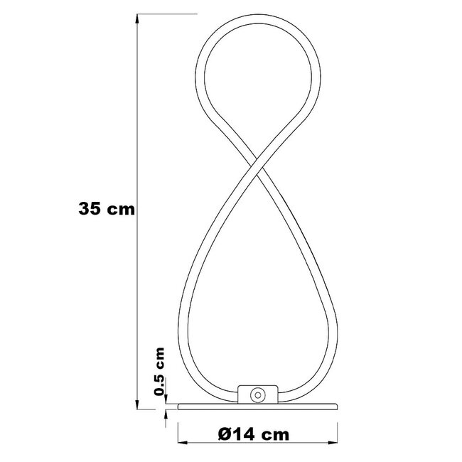 Lampe à poser design - Infinita