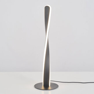 Lampe de table design torsadée Rizar à LED intégrées