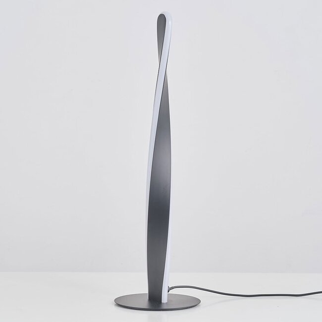 Lampe de table design torsadée Rizar à LED intégrées
