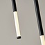 Suspension barre Rura - noir avec LED intégrée