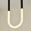 Suspension design Rohr - noir avec LED intégrée