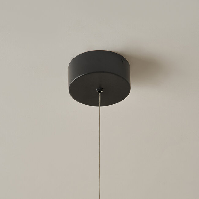 Lampe suspendue design Rohr - noir