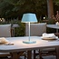 Lampe à poser rechargeable Mike - bleu, dimmable