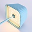 Lampe de table rechargeable et dimmable Mike - bleu mat