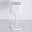 Lampe de table rechargeable et dimmable Robin - blanc mat