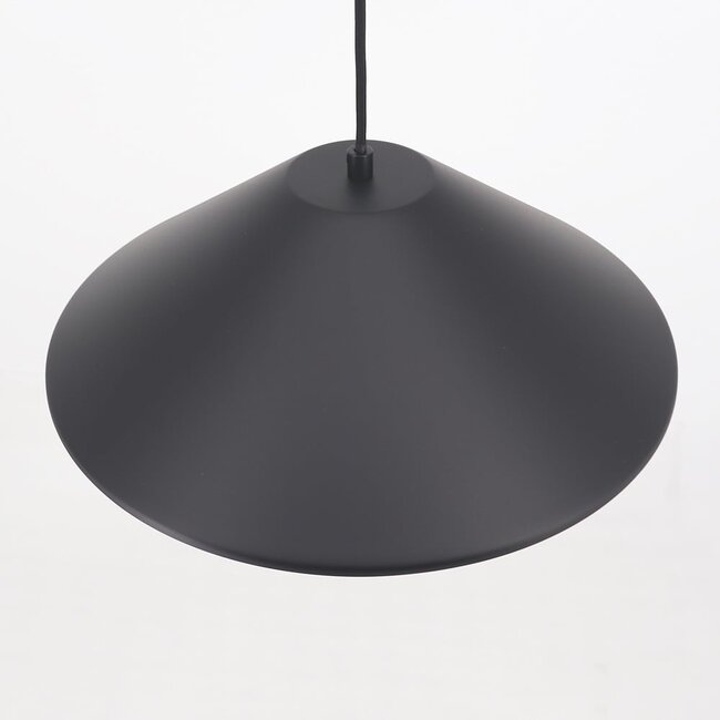 Lampe à suspension moderne Aiva - noire