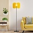 Lampadaire Lenthe - feutre PET jaune
