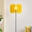 Lampadaire Lenthe - feutre PET jaune