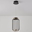Suspension Puri avec LED intégrée - noir et doré