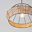 Lampe suspendue industrielle en rotin - Mimbre