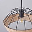 Lampe suspendue industrielle en rotin - Mimbre