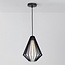 Lampe suspendue à 1 lumière Penta - noir